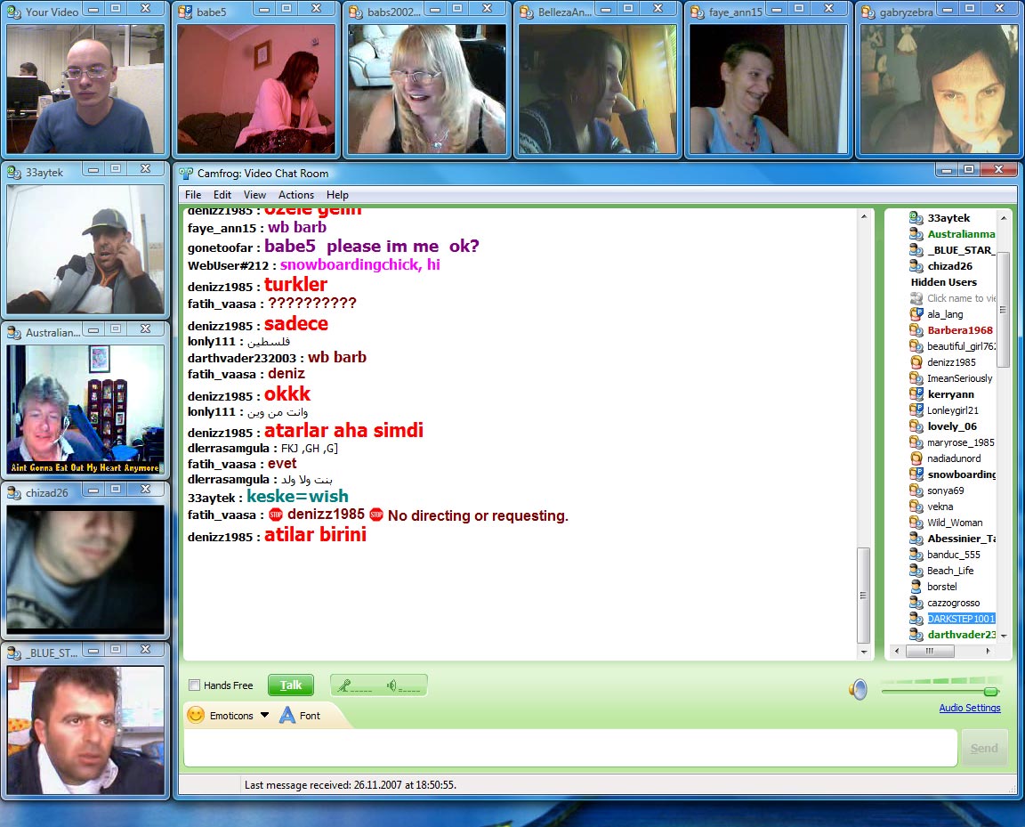 Dirty Video Chat Room