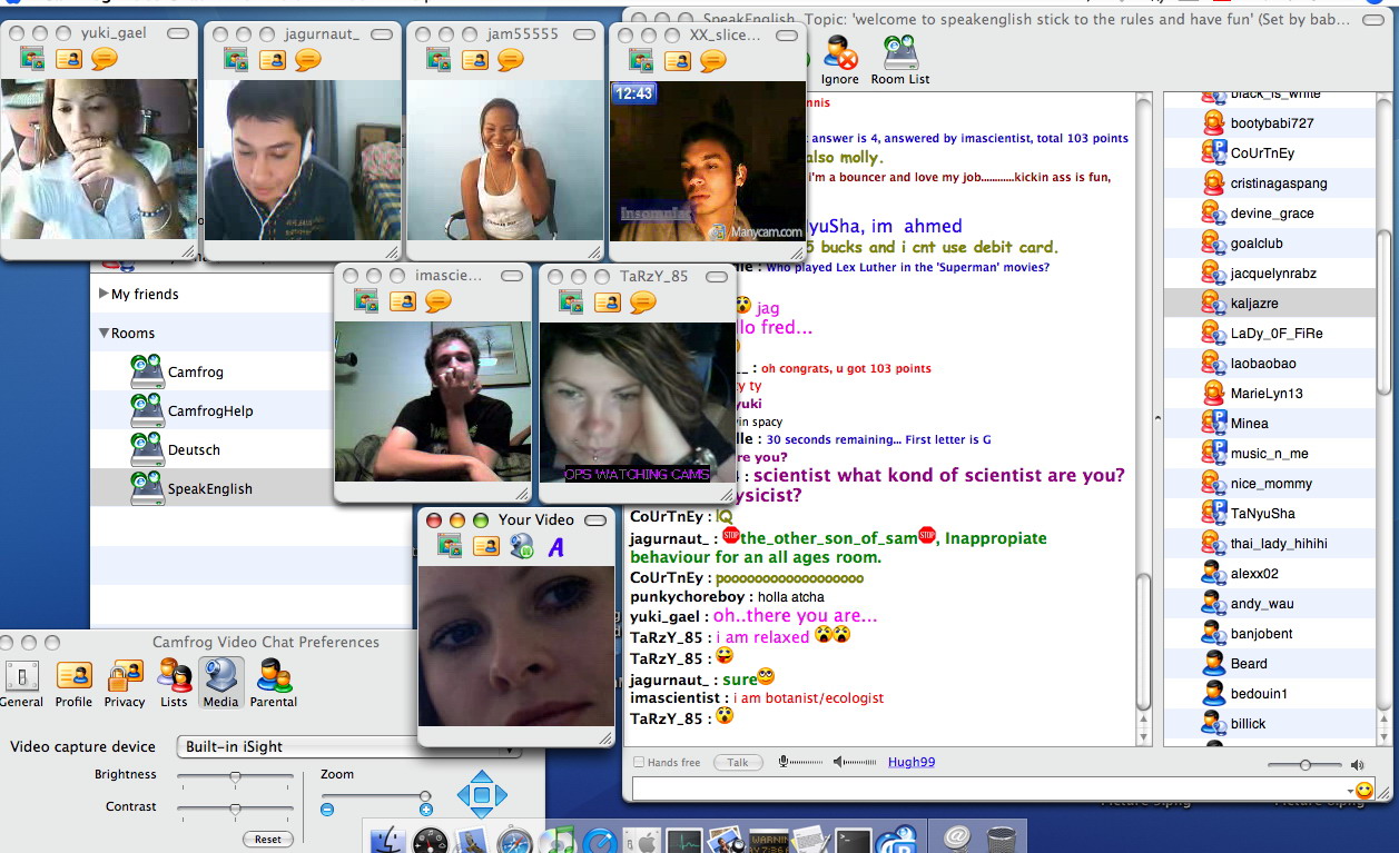 webcam speed dating chatbot